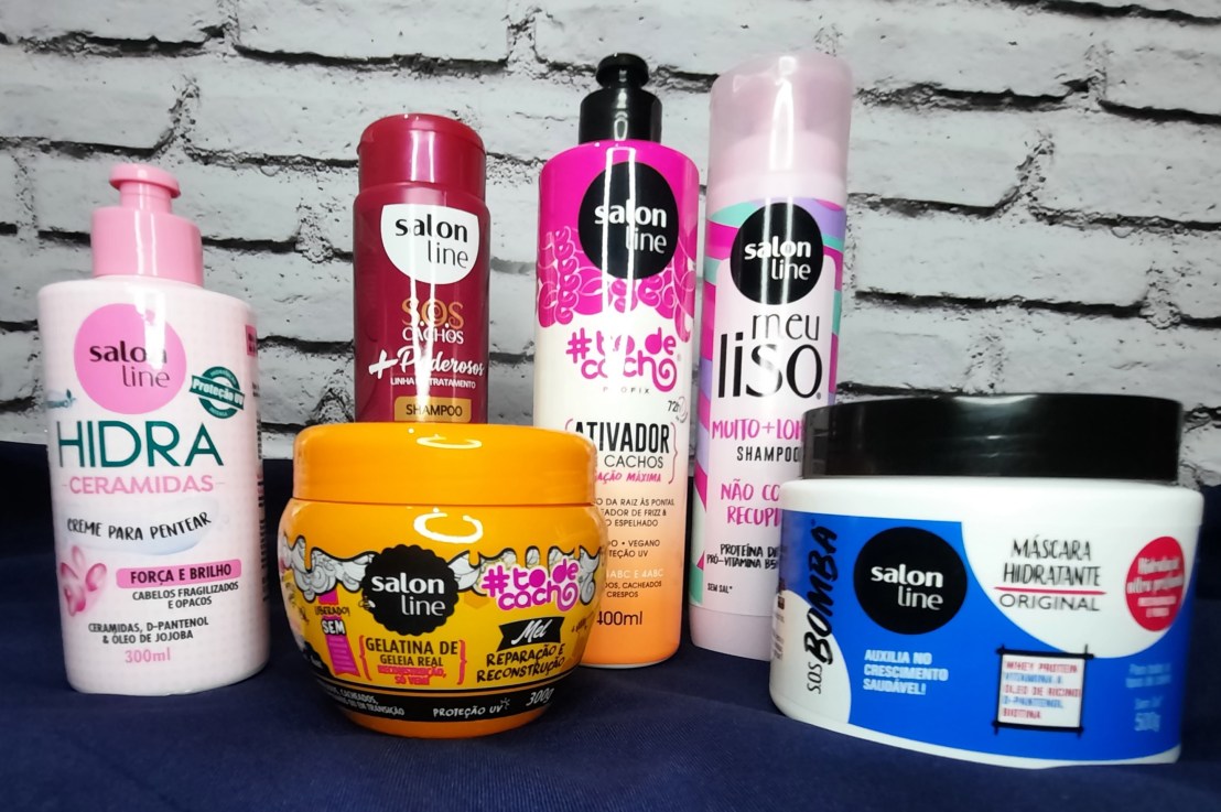 Meu kit de produtos da promoção ‘Quero ser Embaixadora Salon Line’